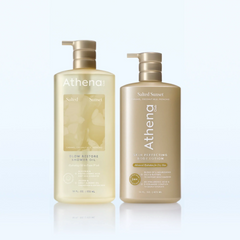 Shower Oil & Lotion Duo - Playful Signature Sunset Assortment